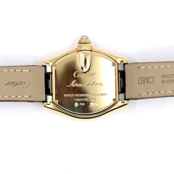 Cartier Roadster 18k Gold & Diamonds Watch - Picture 13 of 16